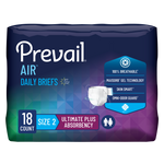 Prevail® Air™ 100% Breathable Stretch Brief, Size 2, 45"-62", Blue
