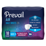 Prevail® Air™ 100% Breathable Stretch Brief, Size 2, 45"-62", Blue