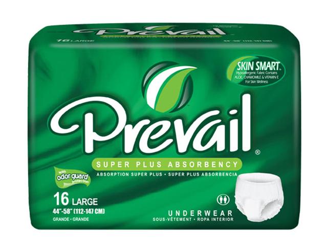 Prevail® Super Plus Absorbency Protective Underwear, Large 44"–58"