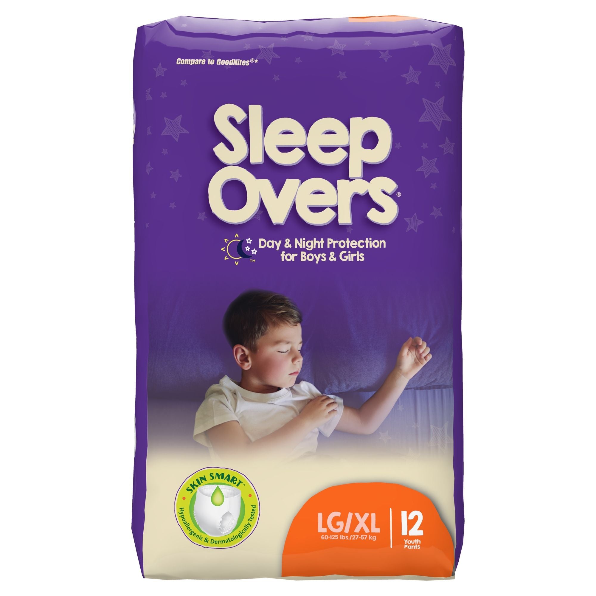 Prevail® SleepOvers® Overnight Incontinence Underwear; Large, 65-125 lb. (29 kg-57 kg)