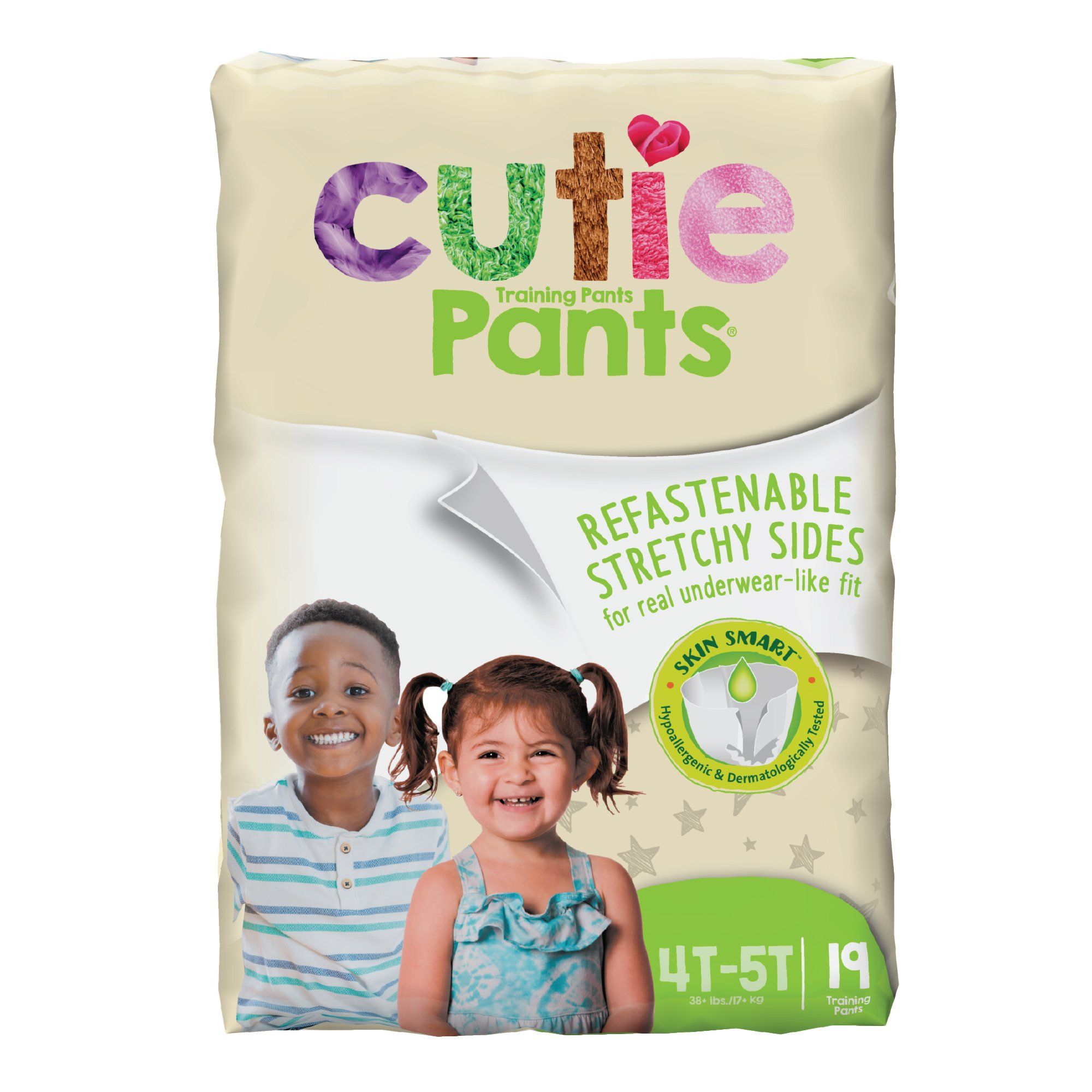 Cutie Pants® Toddler Pants; Extra Large, 38 lb.+ (17.2 kg)