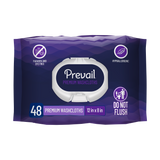 Prevail® Pre-Moistened Washcloth; 8" x 12" (30.5 cm x 20.3 cm), Scented, Premium Quilted