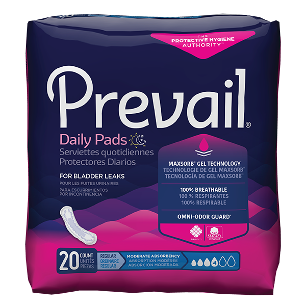 Prevail® Bladder Control Pad; 9.25" (23.5 cm)