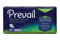 Prevail® Pant Liners; 13" x 28" (33 cm x 71 cm), Lavender