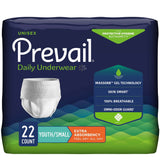 Prevail® Extra-Absorbency Incontinence Underwear; Small, 20"-34" (51 cm - 86 cm)