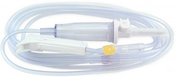 I.V set W/One Injection site Luer loc 15drops/ml,50/cs