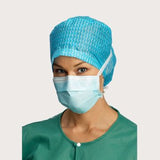 Molnycke Anti-Fog Medical Face Mask with Tie-Band Green 60Ct