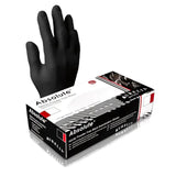 Protexx Absolute 100 Nitrile Gloves – Black (3.2 mil) PF, 100/Box
