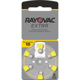 Rayovac Hearing Aid Batteries Size 10 6Ct