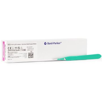 Bard-Parker Stainless-Steel Disposable Scalpel No. 15 10Ct