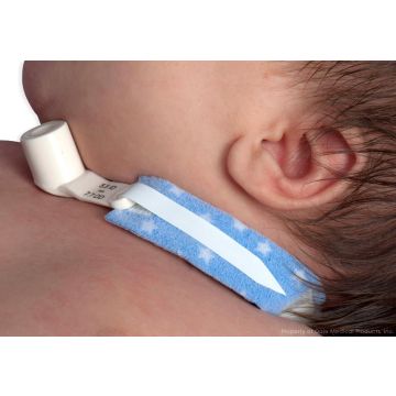 PediPrints 2-Piece Tracheostomy Tube Holder Fits up to 9in Neck 10Ct