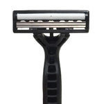 Disposable Facial Razors with Triple Blades and Lubrication Strip 10/Box 1Ct