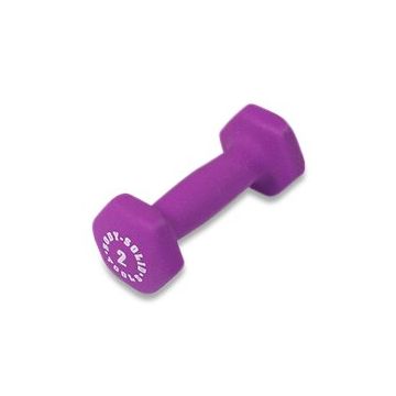 Body-Solid Tools Dumbbell Neoprene 2lbs Purple 1Ct