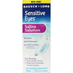 Bausch & Lomb Sensitive Eyes Saline Solution 12oz 1Ct