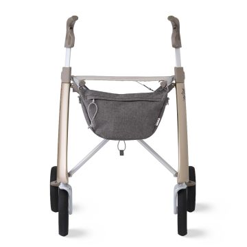 byACRE Ultralight Carbon Fiber Rollator Regular Seat 285lbs Gold 1Ct