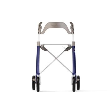 byACRE Ultralight Carbon Fiber Rollator Regular Seat and Backrest 285lbs Blue 1Ct