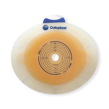 SenSura Click Flat Barrier Standard Wear Cut-to-Fit 0.375in - 2.5in (10-65mm) Stoma 5Ct