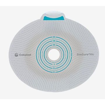 SenSura Mio Flex Flat Barrier Extended Wear Cut-to-Fit 0.375in - 2.688in (10-68mm) Stoma 5Ct