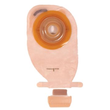 Assura Deep Convex MAXI 1-Piece Drainable Ostomy Pouch with Filter Standard Wear Cut-to-Fit 0.625in - 1.688in (15-43mm) Stoma Transparent 10Ct