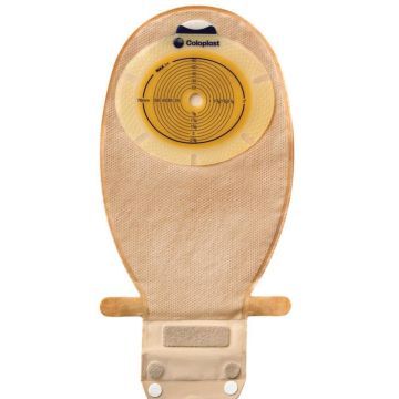SenSura Flat MAXI 1-Piece Drainable Ostomy Pouch without Filter Standard Wear Cut-to-Fit 0.375in - 3in (10-76mm) Stoma Transparent 20Ct