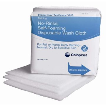 EasiCleanse Bath Washcloth No Rinse 30/Pack 1Ct