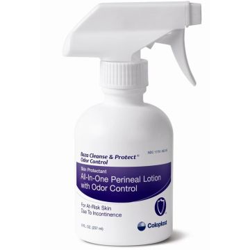 Coloplast Baza No-Rinse Cleansing Lotion with Odor Control 8oz 12Ct