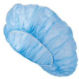 Lightweight Bouffant Cap 1-Ply 21in Blue 100Ct