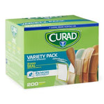 Curad Variety Pack Assorted Bandages 200Ct