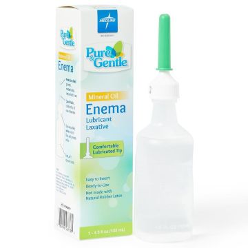 Pure & Gentle Mineral Oil Laxatives Suppositories 4.5oz 24Ct