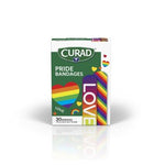 Curad Pride Pattern Designer Bandages 0.75in x 3in 720Ct