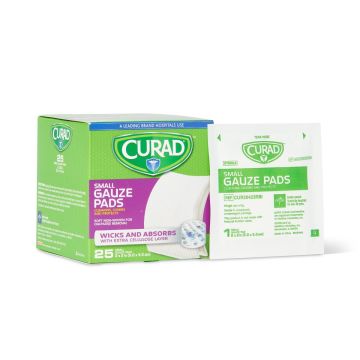 Curad Sterile Pro-Gauze Pad 2in x 2in 25Ct