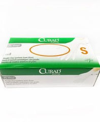 CURAD® 3G Synthetic Vinyl Glove, White, Small