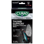 CURAD Performance Series Deluxe Thumb Brace Left/Right One Size 4Ct