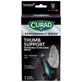 CURAD Performance Series Deluxe Thumb Brace Left/Right One Size 4Ct