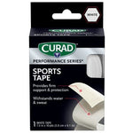 CURAD Performance Series Extra-Strength Sports Tape 1.5in x 10yd White 1Ct