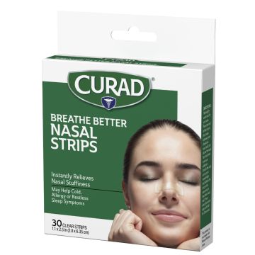 Curad Nasal Strips 30Ct