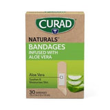 Curad Natural Bandages with Aloe and Vitamin E 0.75in x 3in 720Ct