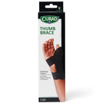 Curad Thumb Brace with Adjustable Straps Left/Right Universal Black 1Ct