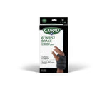 Curad Low-Profile Wrist Splint Left Universal 6in Black 4Ct