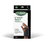 Curad Low-Profile Wrist Splint Right Universal 6in Black 1Ct
