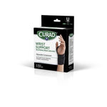 Curad Wrist Support with Microban Left/Right Universal Black 1Ct