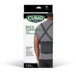 Curad Back Supports with Suspenders Wraparound M 4Ct