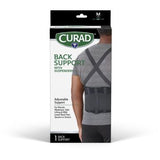 Curad Back Supports with Suspenders Wraparound M 4Ct