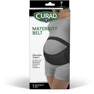 Curad Maternity Belt XL Black 4Ct