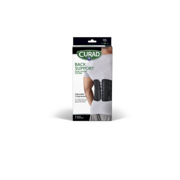 Curad Back Supports with Dual-Pulley System 2XL 4Ct
