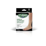 Curad Elastic Open-Heel Ankle Support Left/Right Universal Beige 4Ct