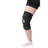 Hinged Knee Support Brace Black 4Ct