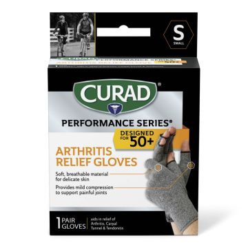 CURAD Performance Series 50+ Arthritis Support Gloves S 1Pr