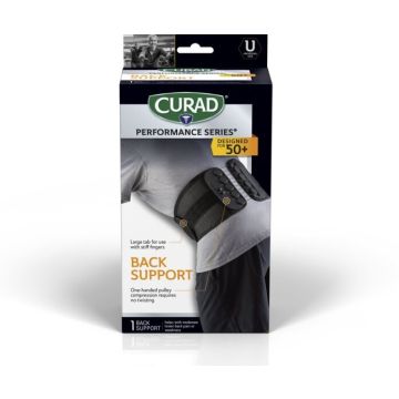 Curad Performance 50+ Back Supports with Pulley System Wraparound 4Ct