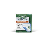 Curad Super Absorbent Polymer Wound Dressing 4in x 4in 30Ct